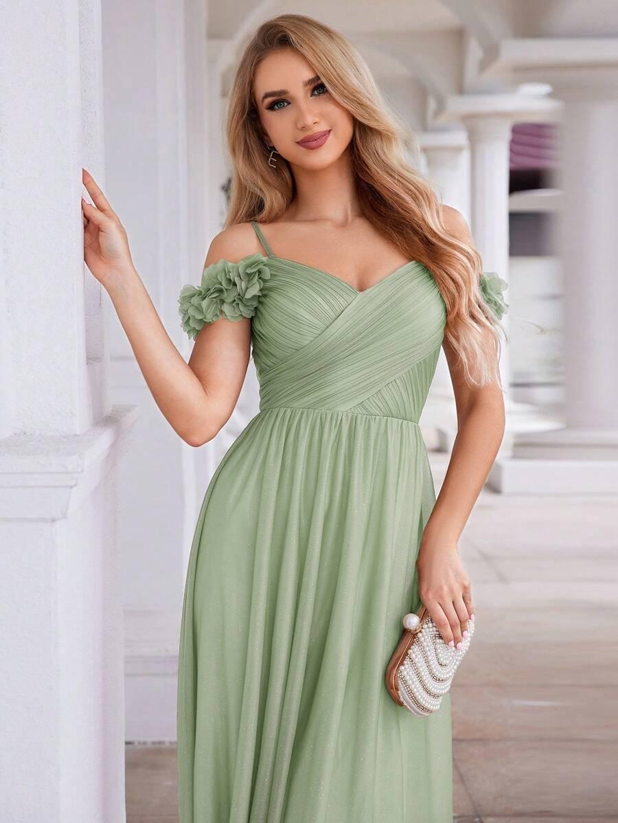 ZIELONA MAXI SUKIENKA