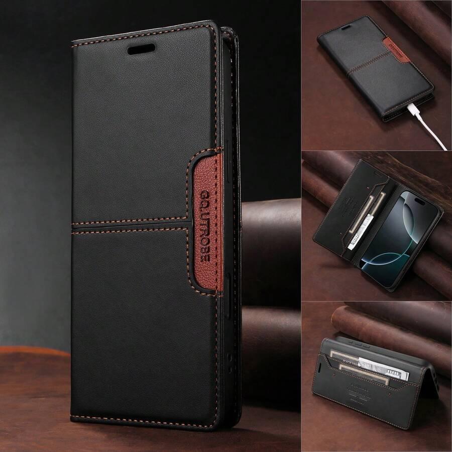 czarne etui z klapką XIAOMI REDMI NOTE 15PRO+