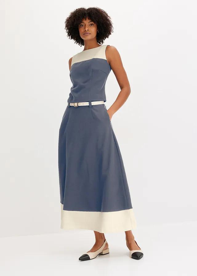 ELEGANCKA BLUZKA BEZ RĘKAWÓW V-NECK