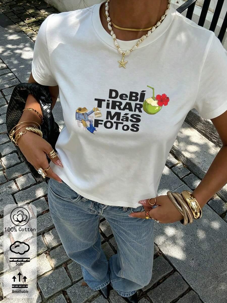 biały t-shirt krótki rękaw