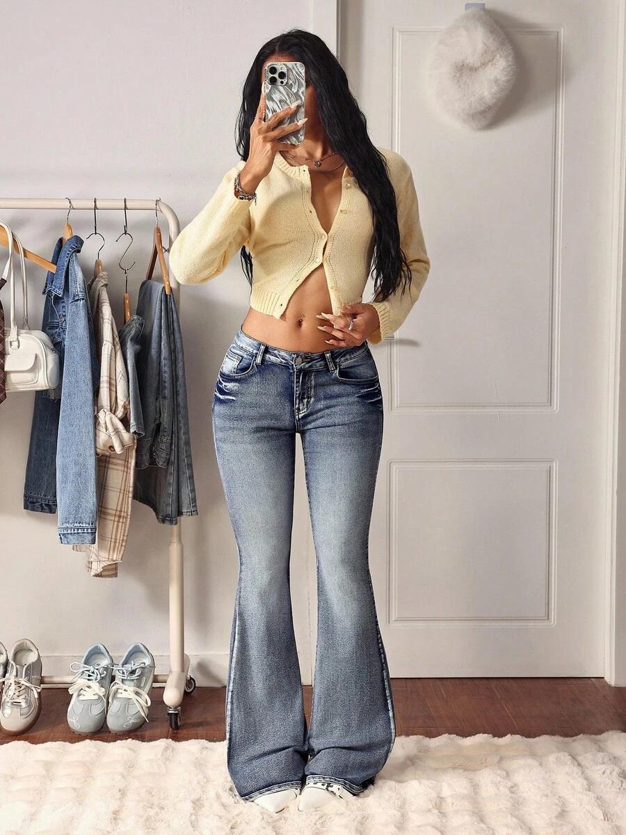 NIEBIESKIE SPODNIE JEANS