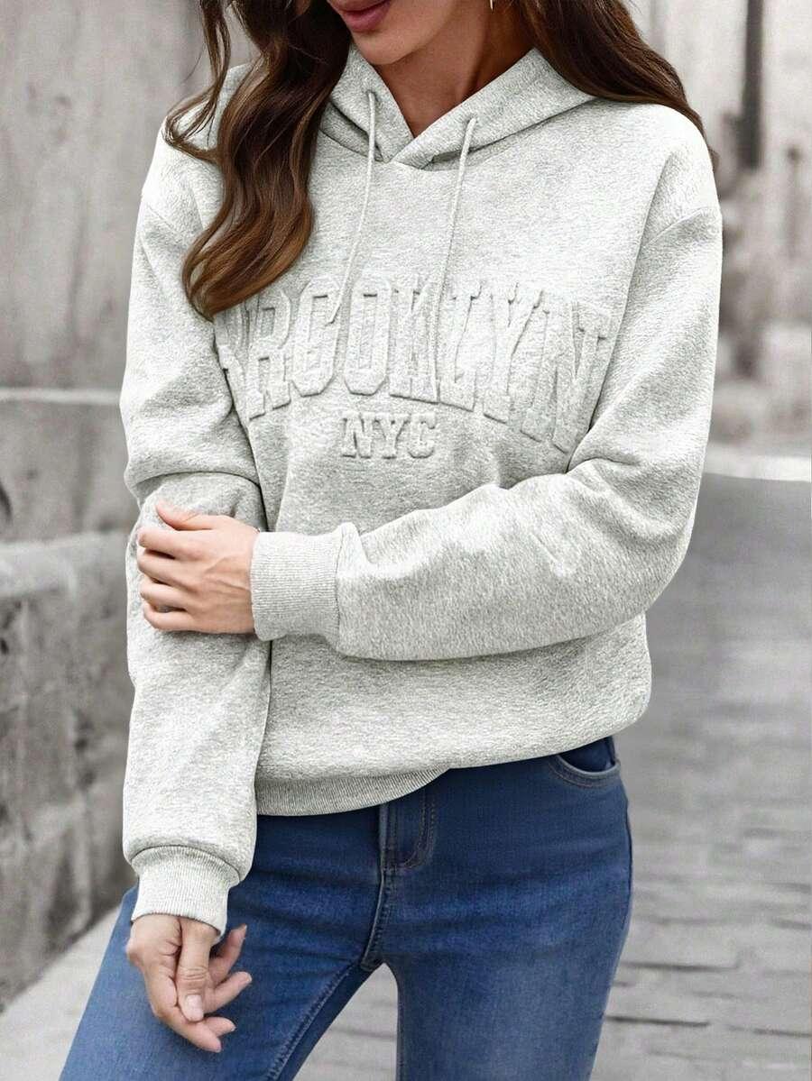 szara bluza kaptur