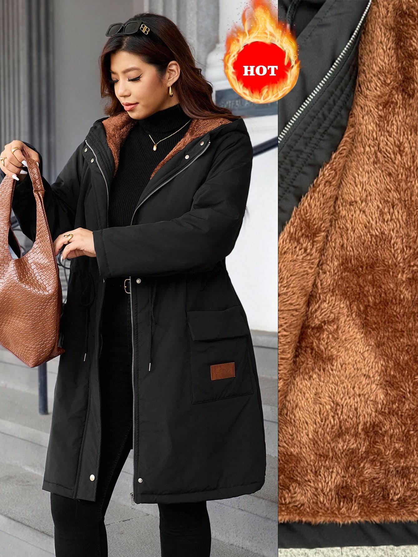 CZARNA KURTKA PARKA