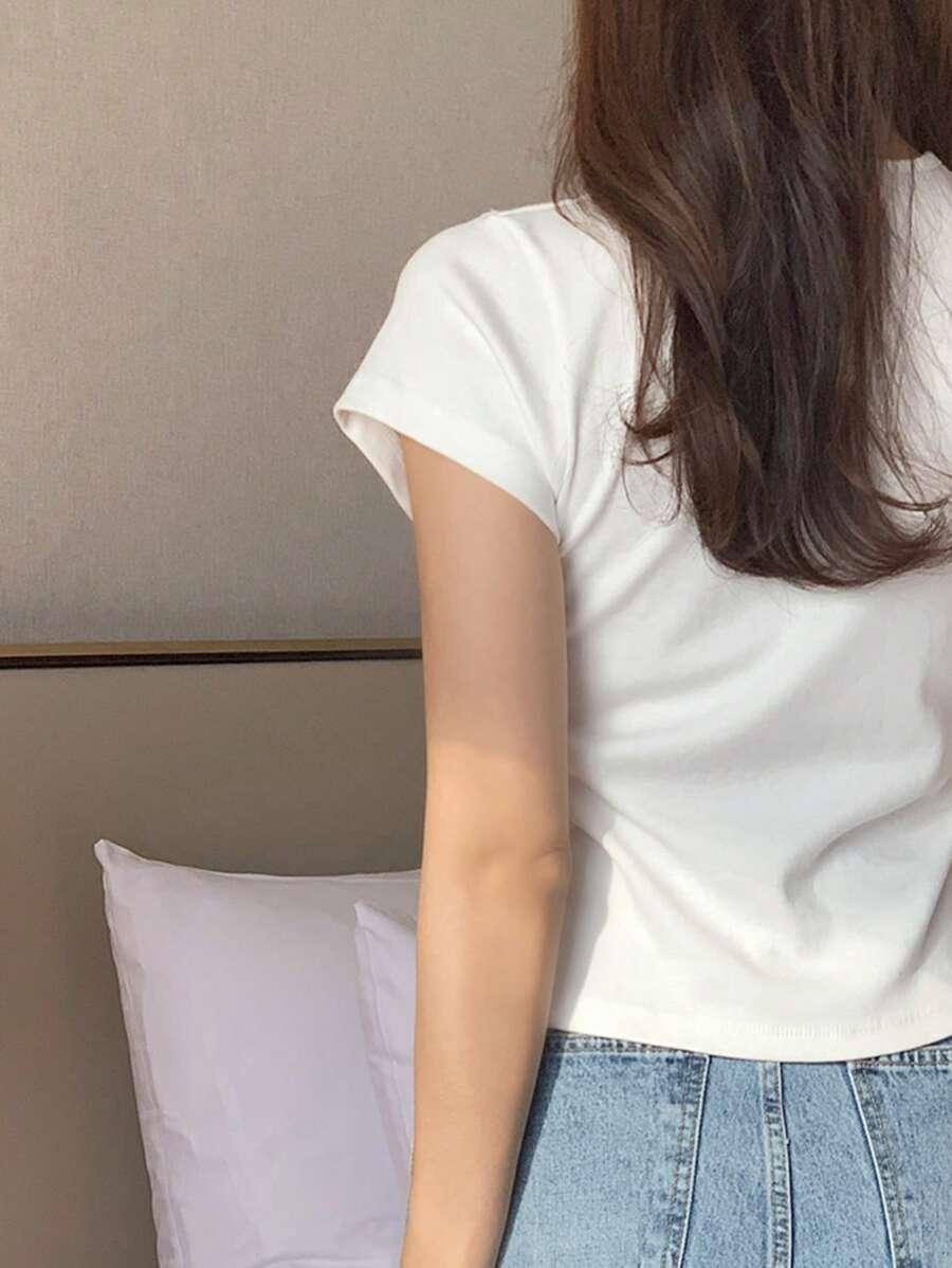 BIAŁY T-SHIRT BASIC