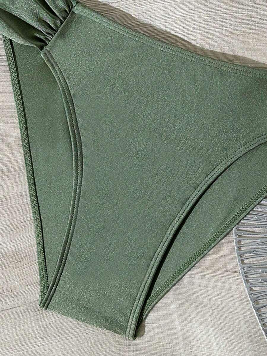 zielony dół od bikini
