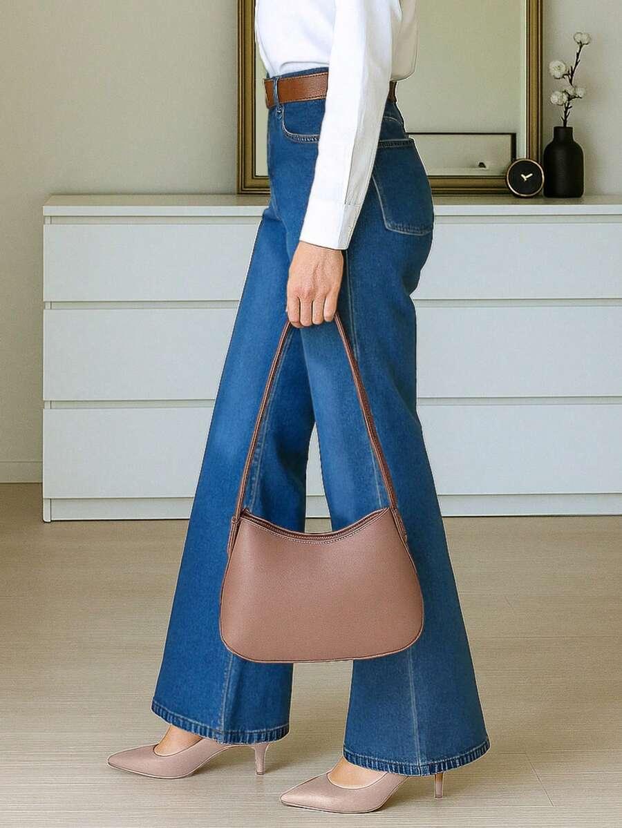 NIEBIESKIE SPODNIE JEANS