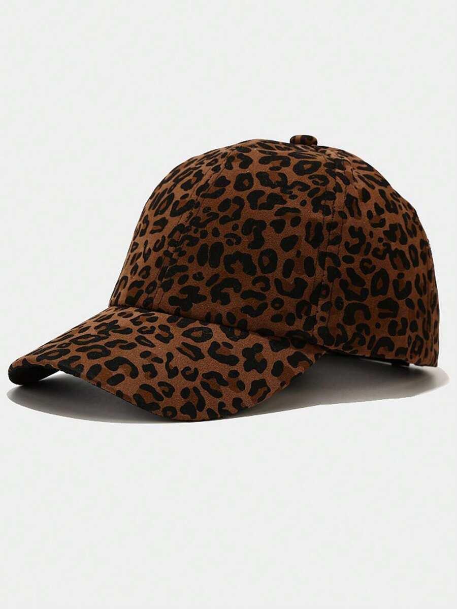 czapka z daszkiem animal print