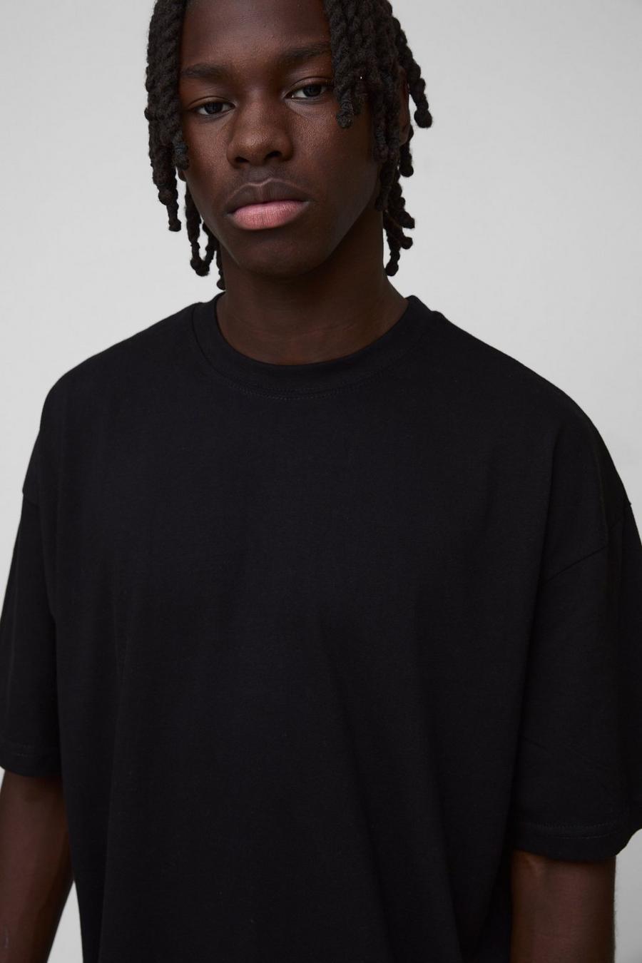 CZARNY T-SHIRT BASIC