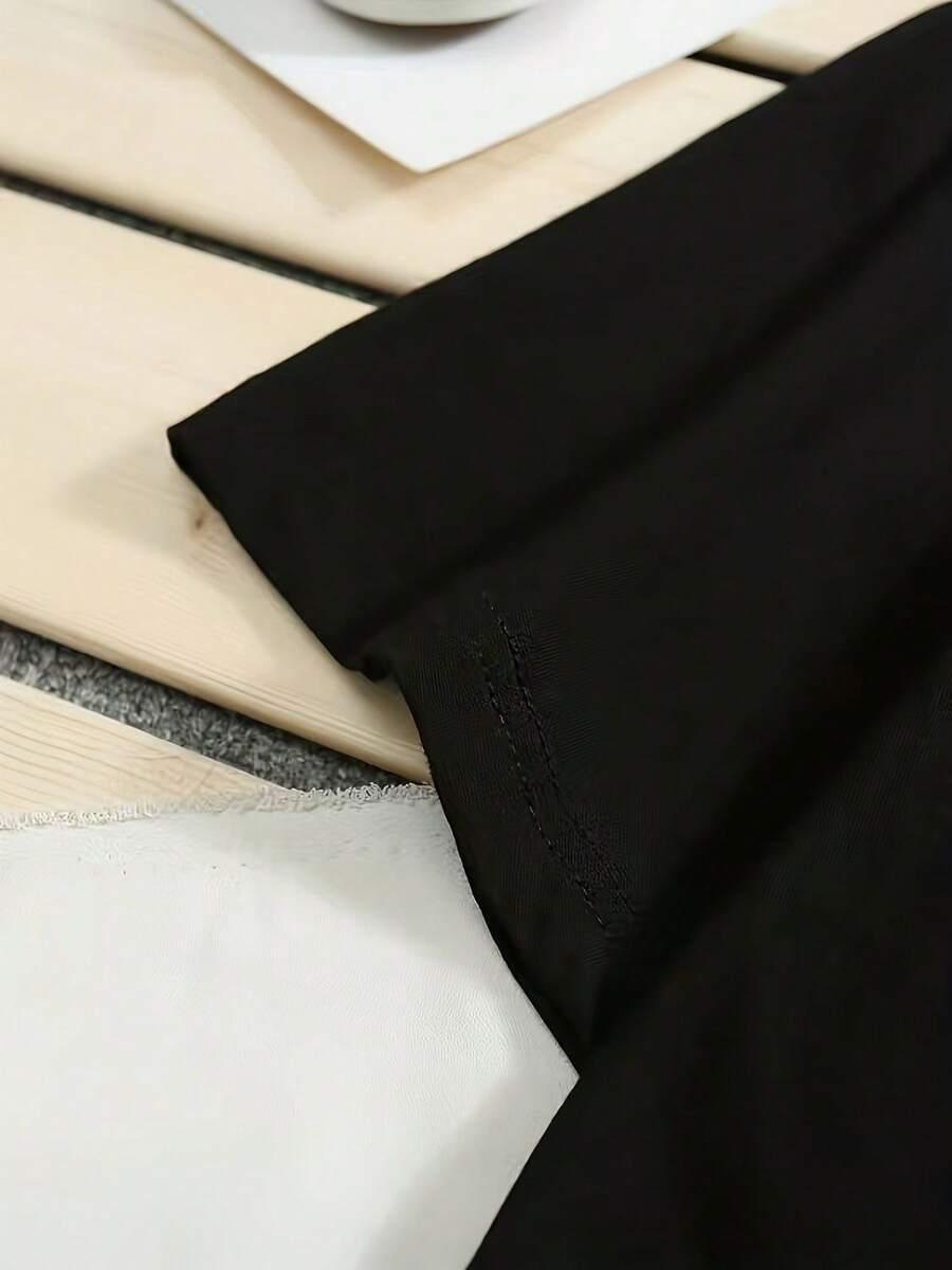 CZARNY T-SHIRT BASIC