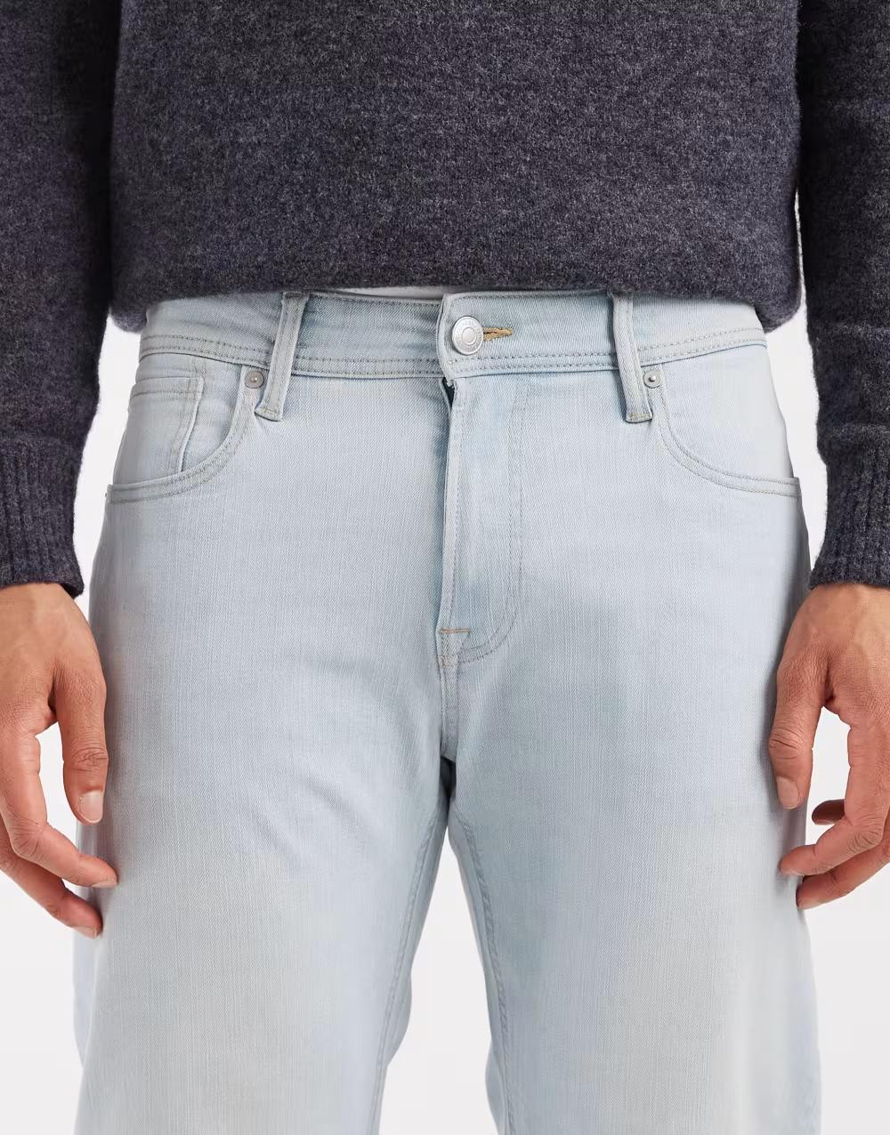 NIEBIESKIE SPODNIE JEANS KIESZENIE
