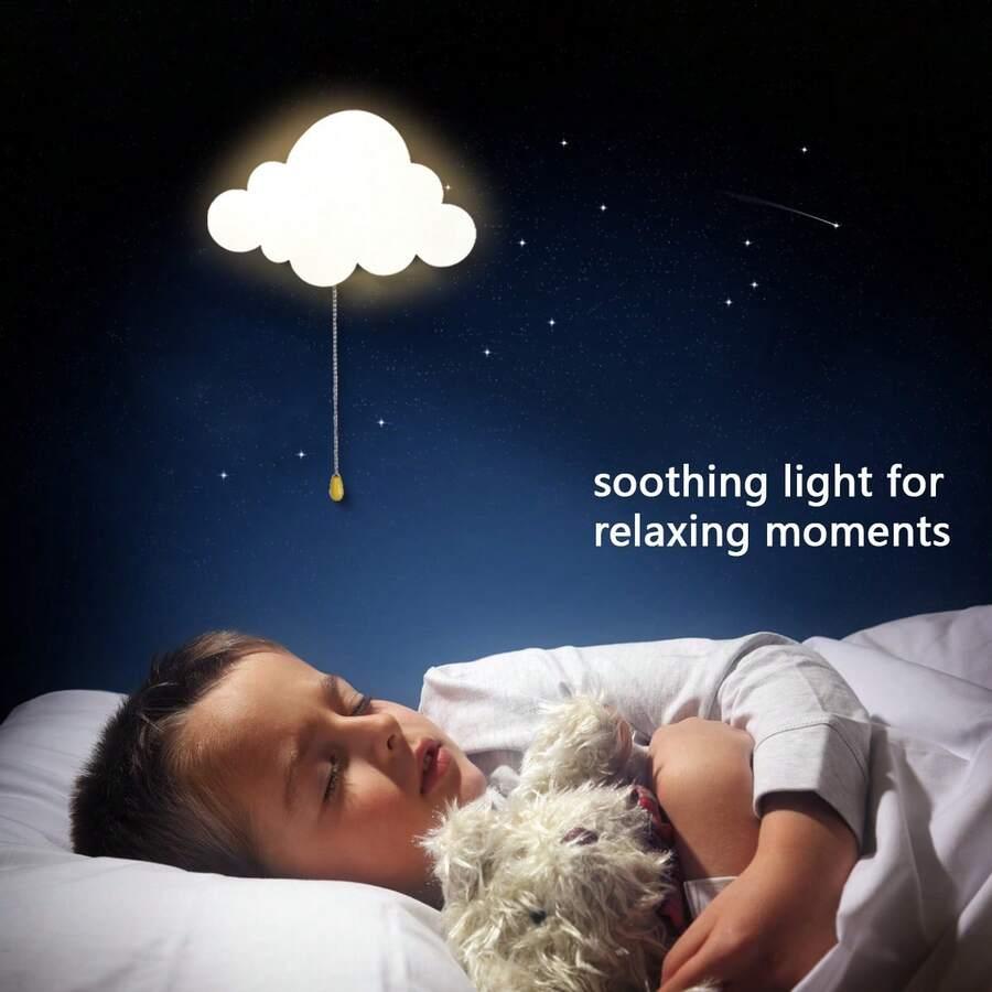 lampka nocna w kształcie chmury 