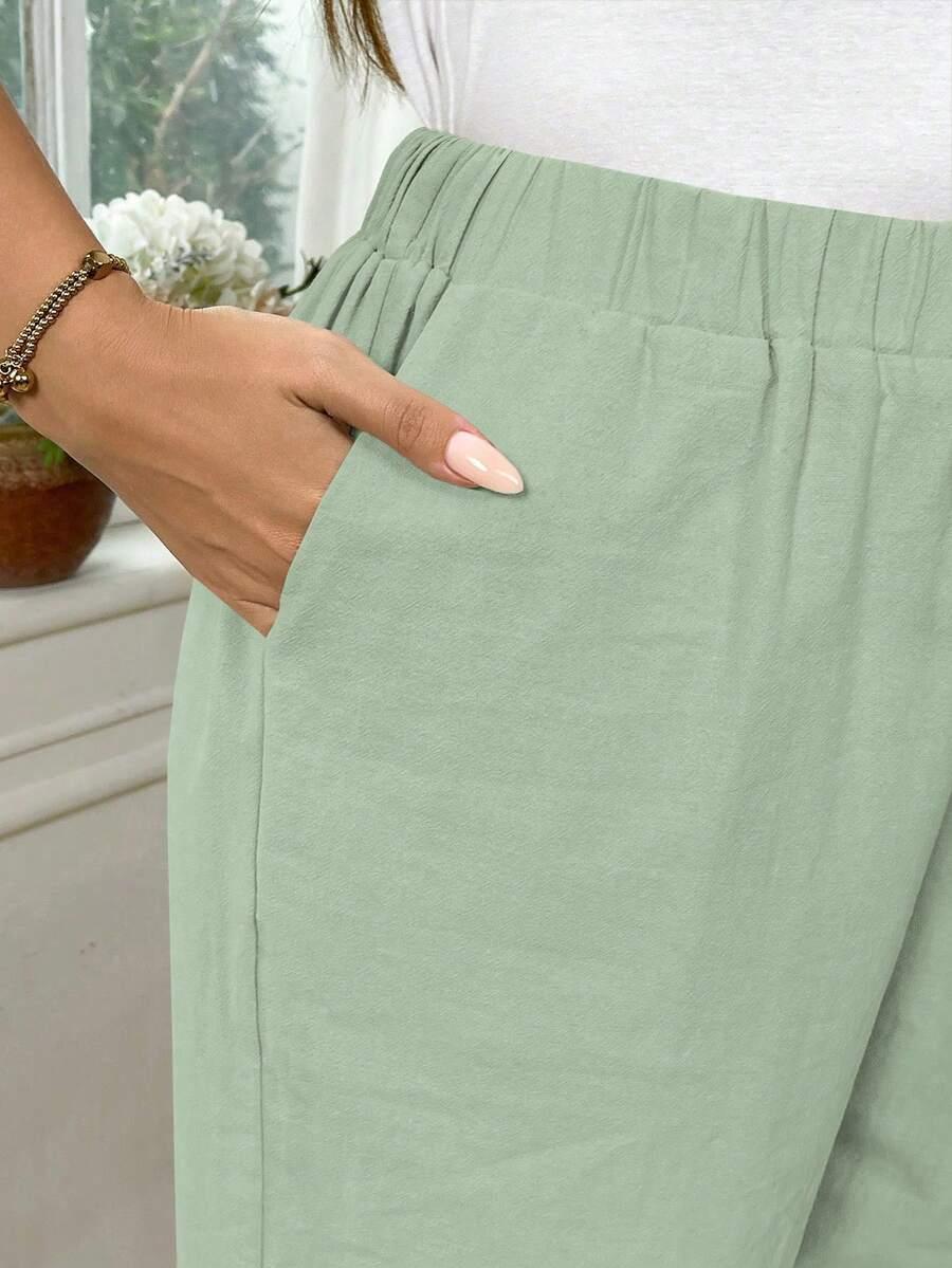 ZIELONE  SPODNIE CASUAL