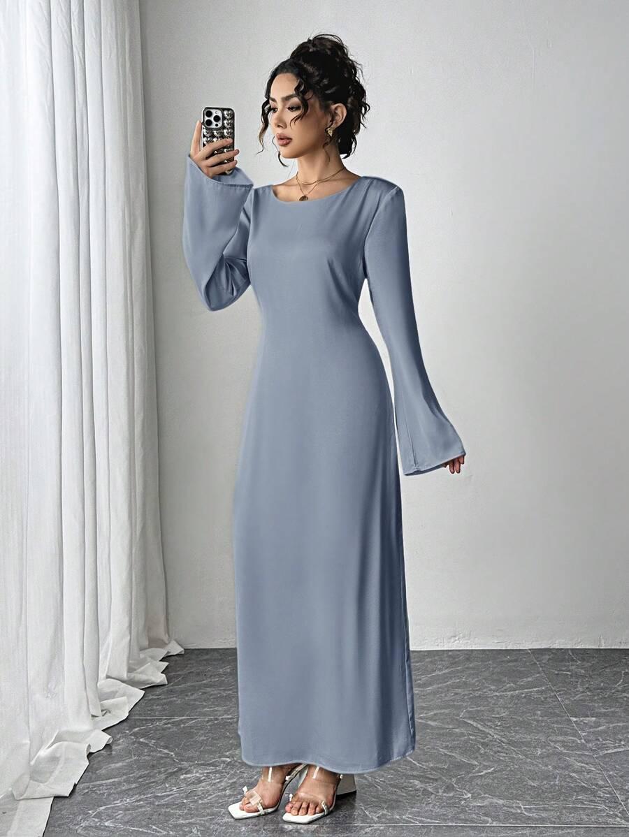 NIEBIESKA MAXI SUKIENKA