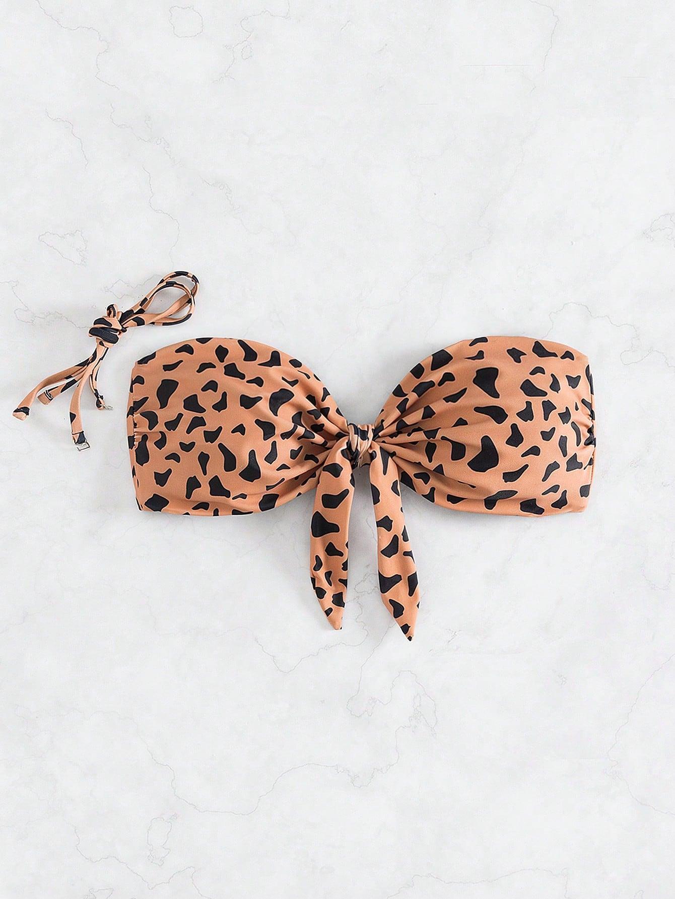 BRĄZOWA GÓRA OD BIKINI WIĄZANIE