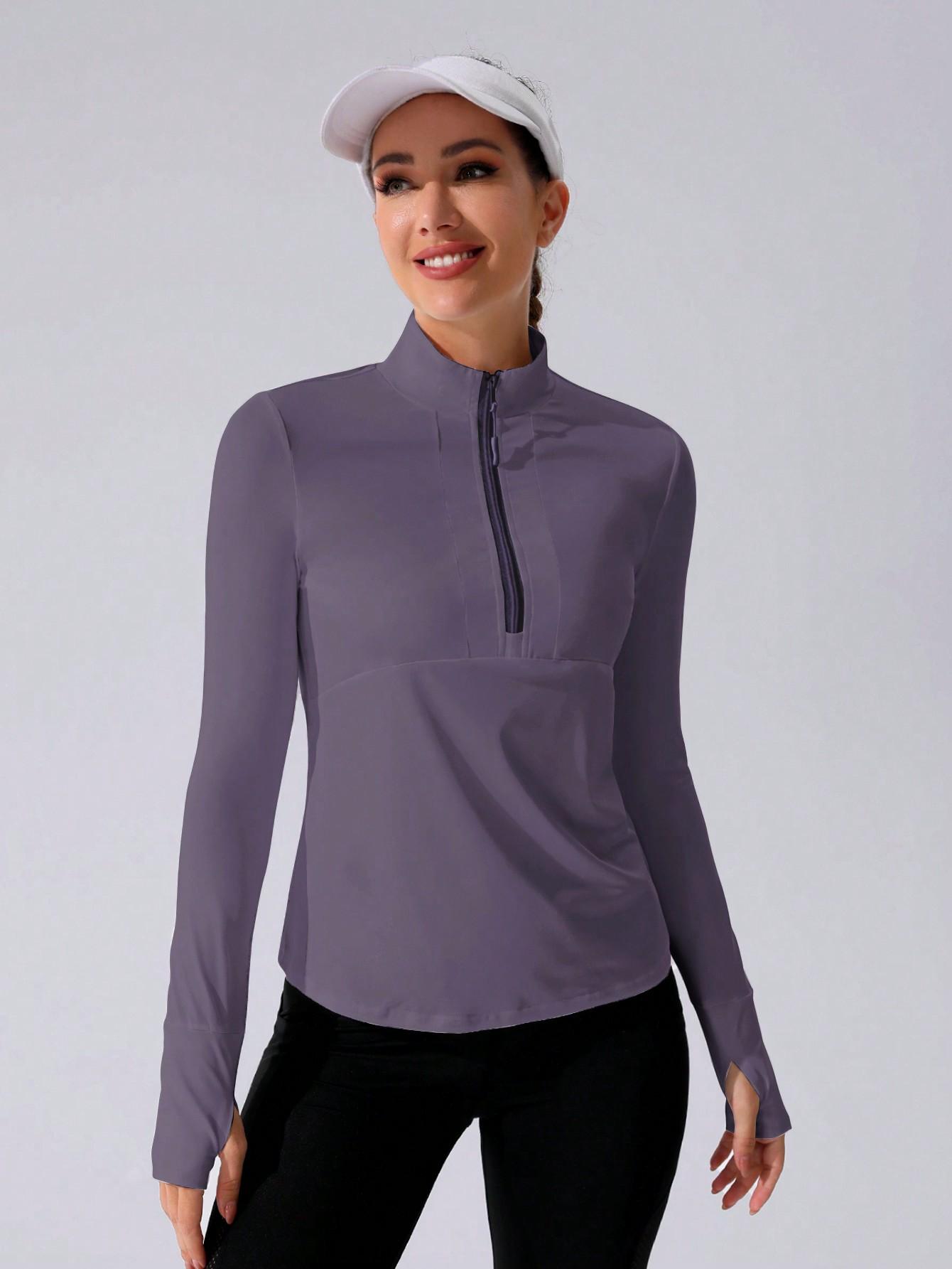 FIOLETOWA BLUZA SPORTOWA