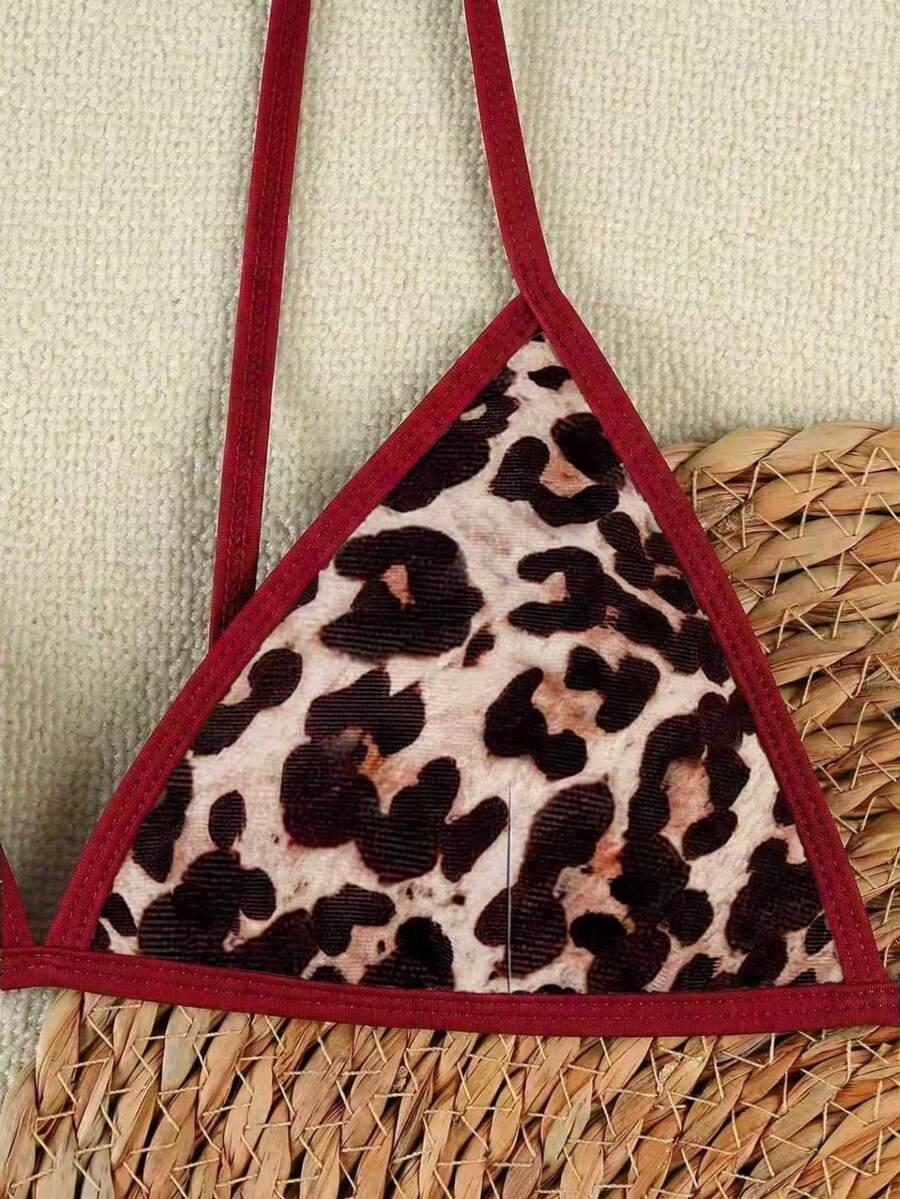 TRZYCZĘŚCIOWY STRÓJ KĄPIELOWY ANIMAL PRINT