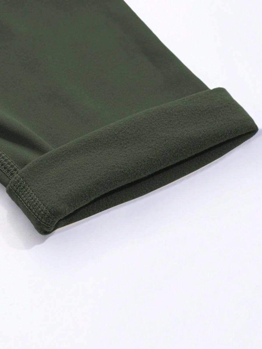 zielone sportowe LEGGINSY