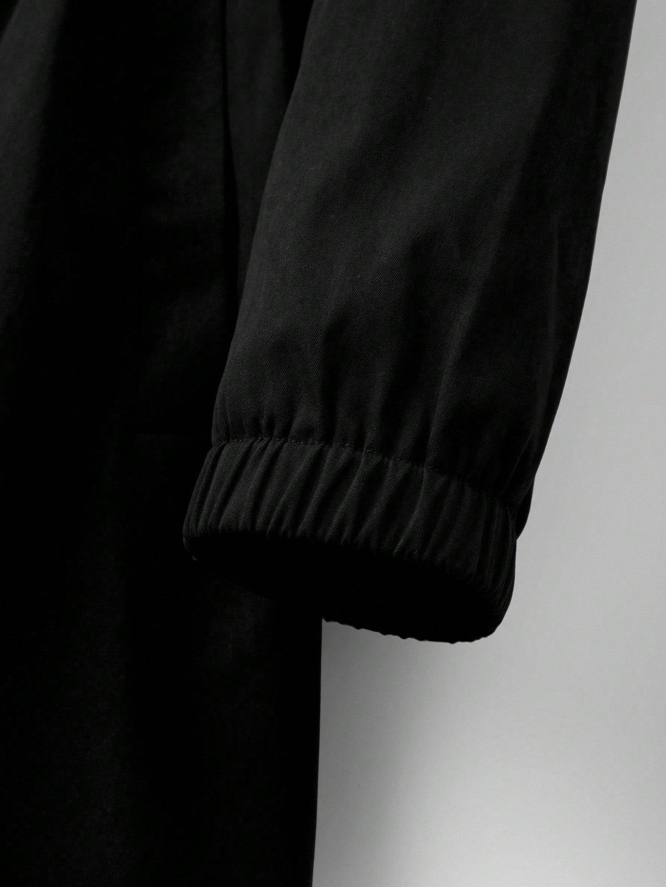 czarna kurtka parka