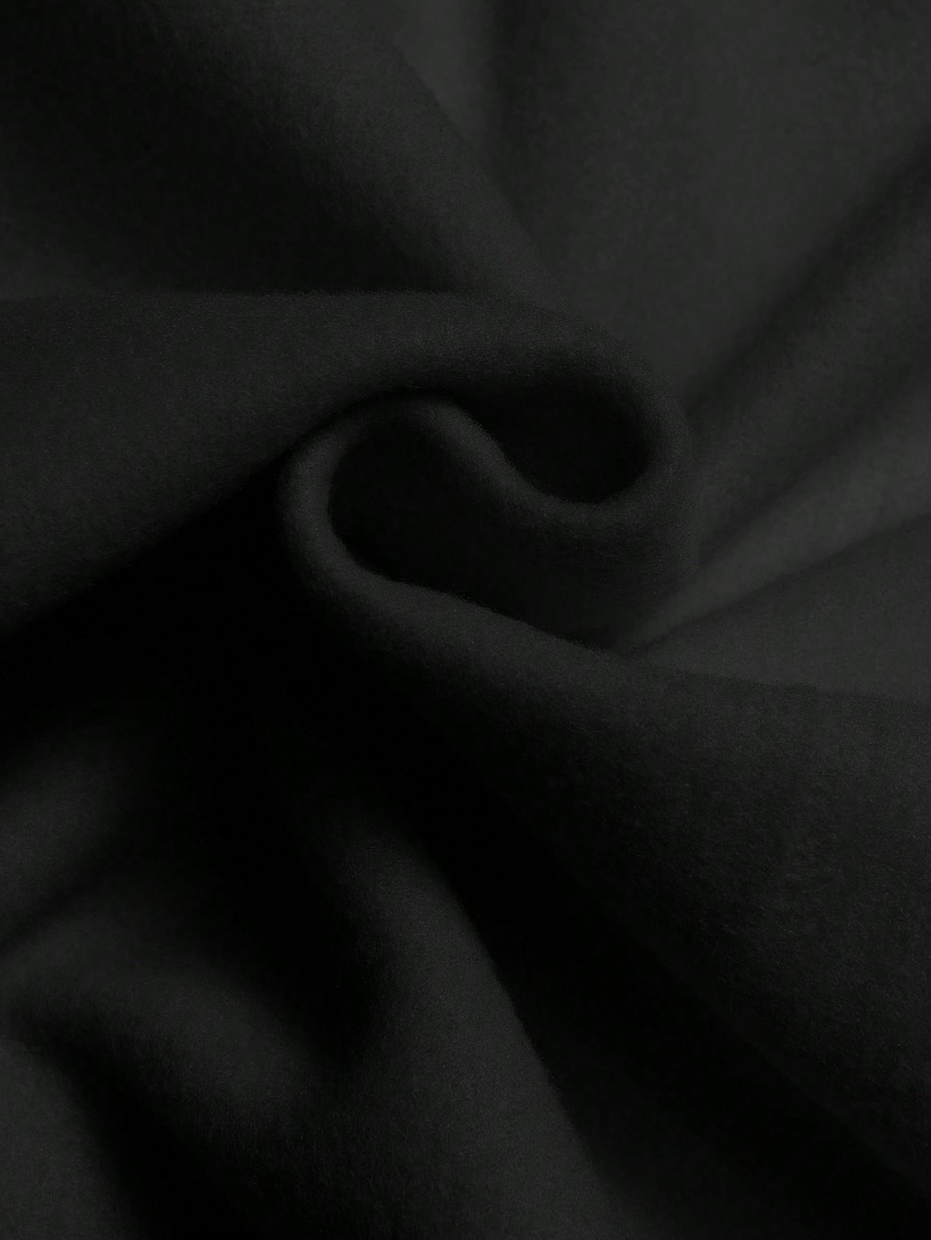 CZARNA BLUZA Z KAPTUREM