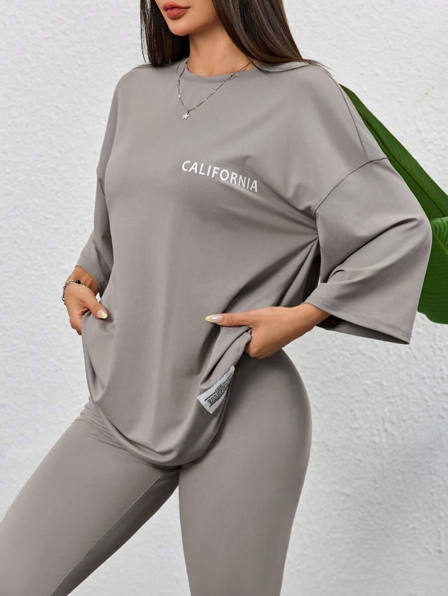 t-shirt legginsy komplet