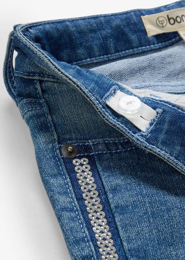 JEANSY SKINNY Z CEKINAMI