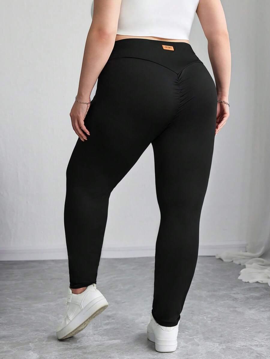 czarne klasyczne legginsy 