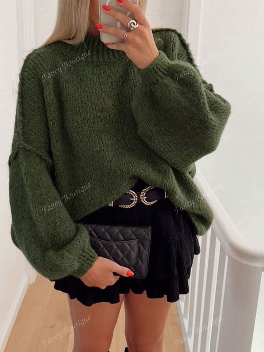 SWETER ZE STÓJKĄ