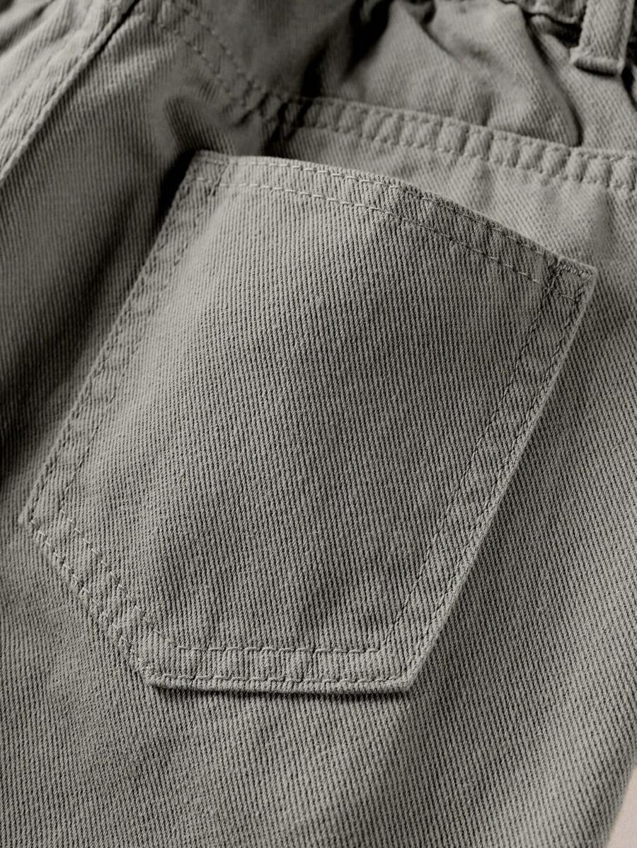 SZARE SPODNIE JEANS 