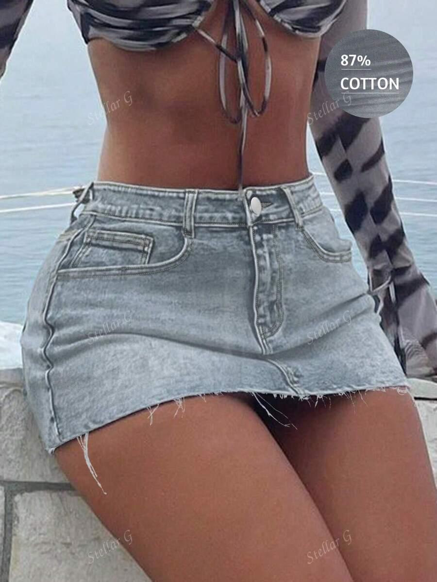 MINI SPÓDNICA JEANS