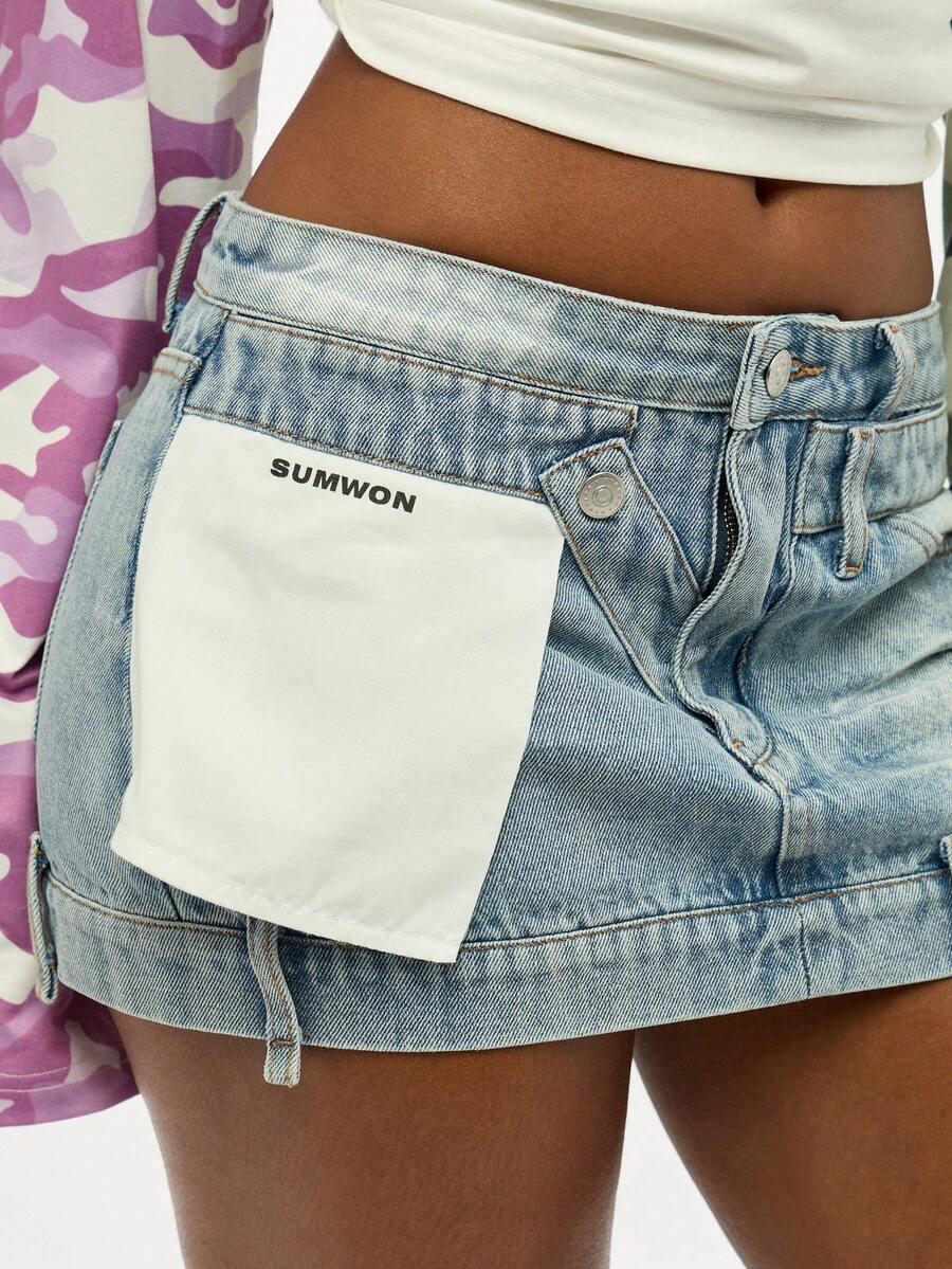 mini spódnica jeans