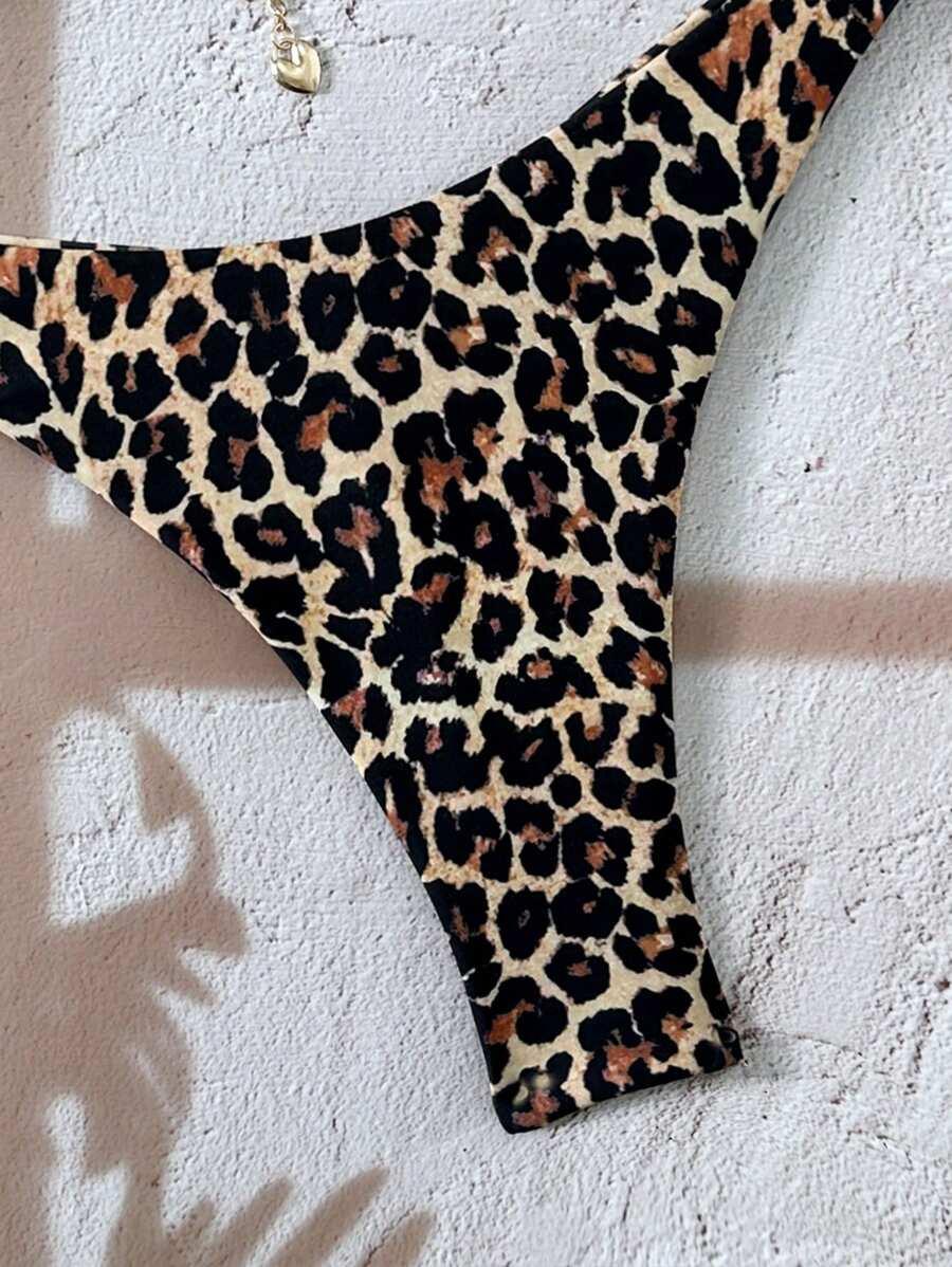 DWUCZĘŚCIOWY STRÓJ KĄPIELOWY ANIMAL PRINT