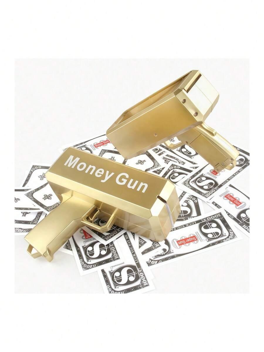 różowy PISTOLET NA BANKNOTY