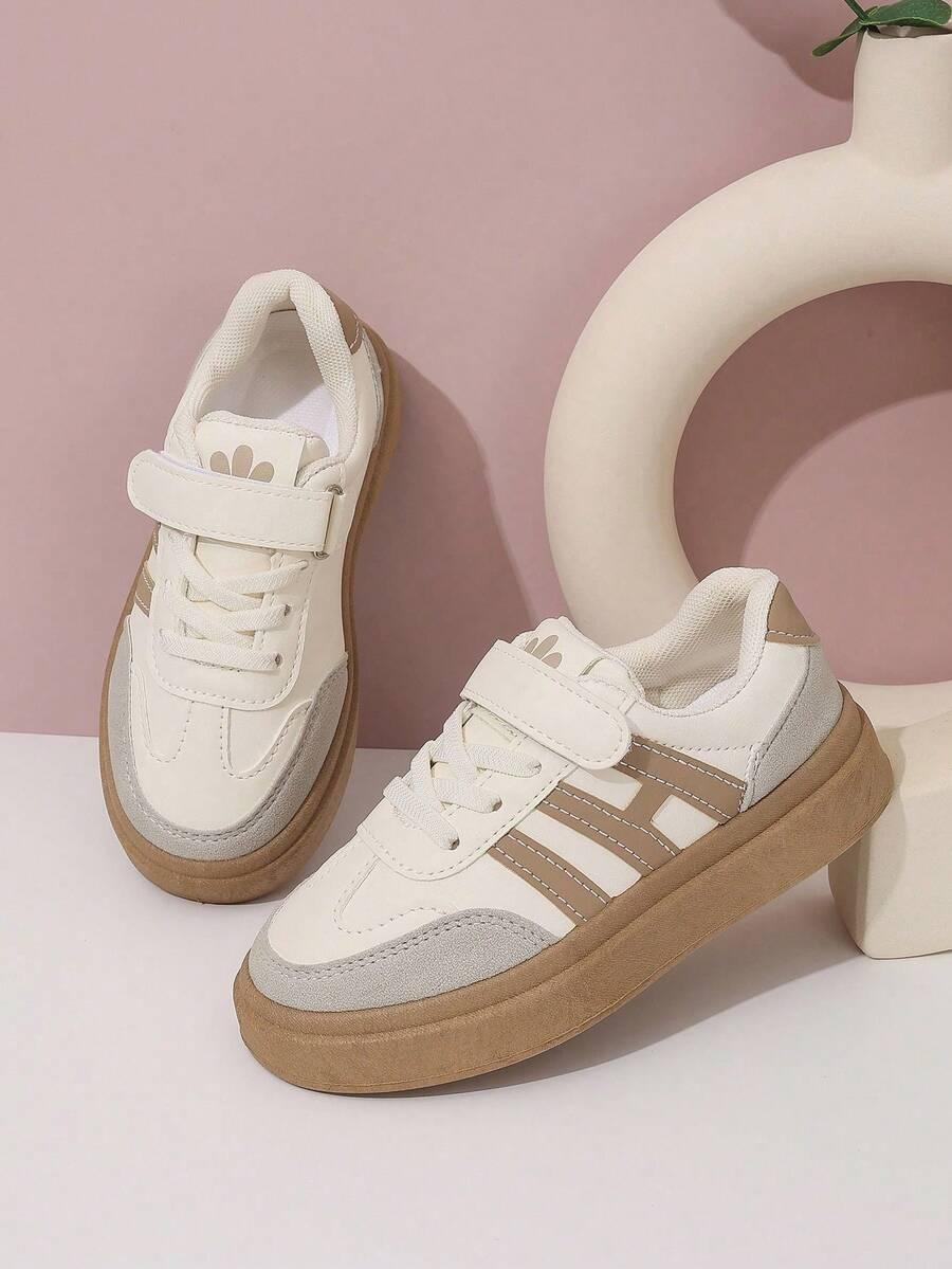 BEŻOWE SPORTOWE BUTY NA RZEPY