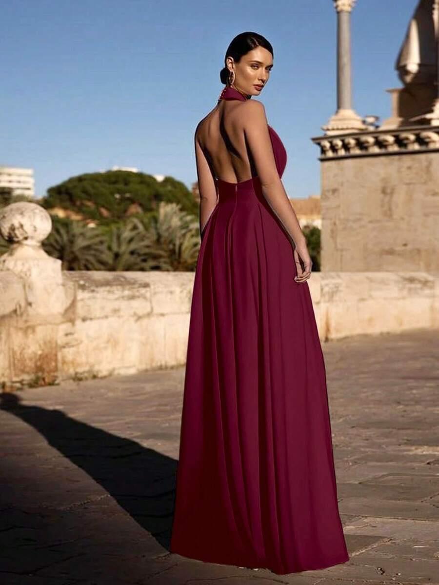 elegancki kombinezon odkryte plecy