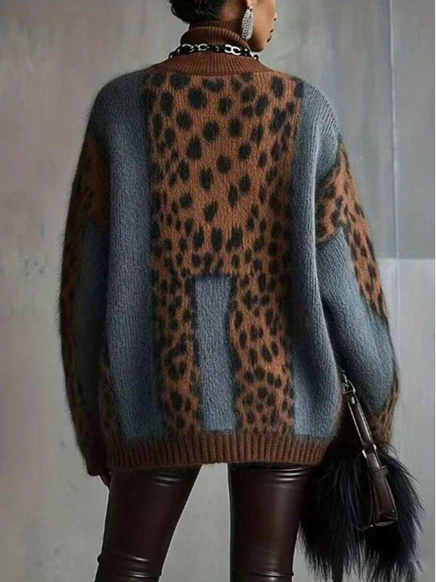 SWETER GOLF ANIMAL PRINT