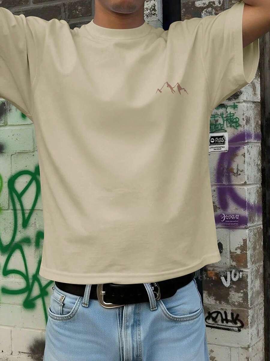 beżowy t-shirt basic