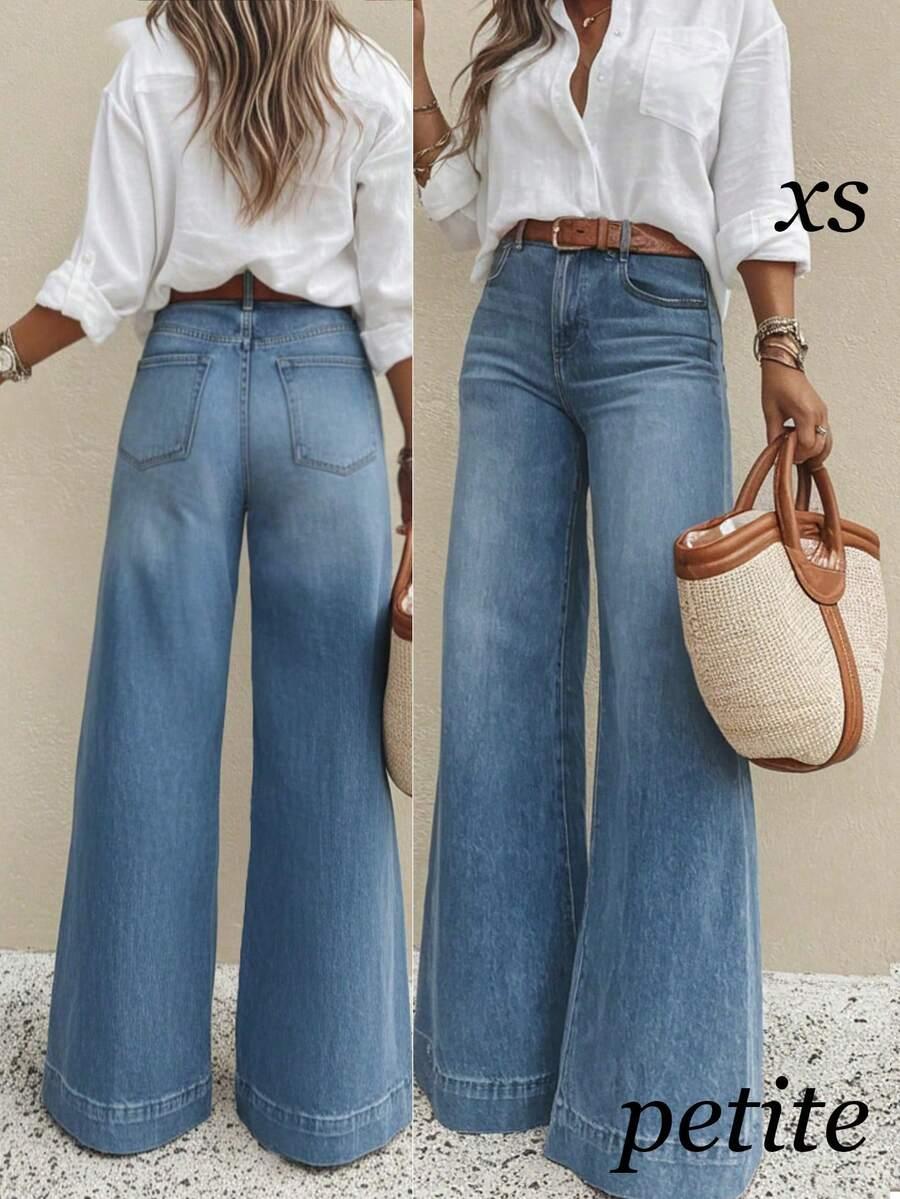 NIEBIESKIE SPODNIE JEANS