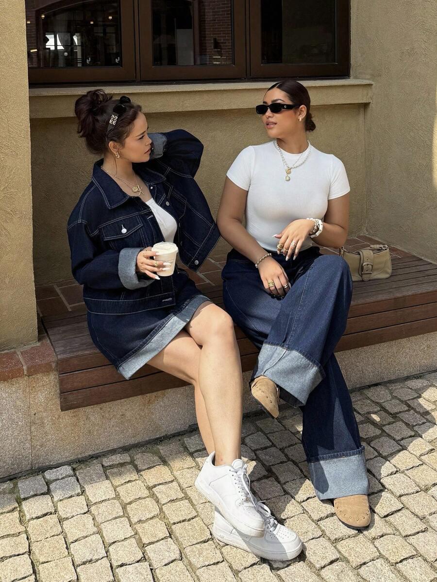 NIEBIESKIE SPODNIE JEANS
