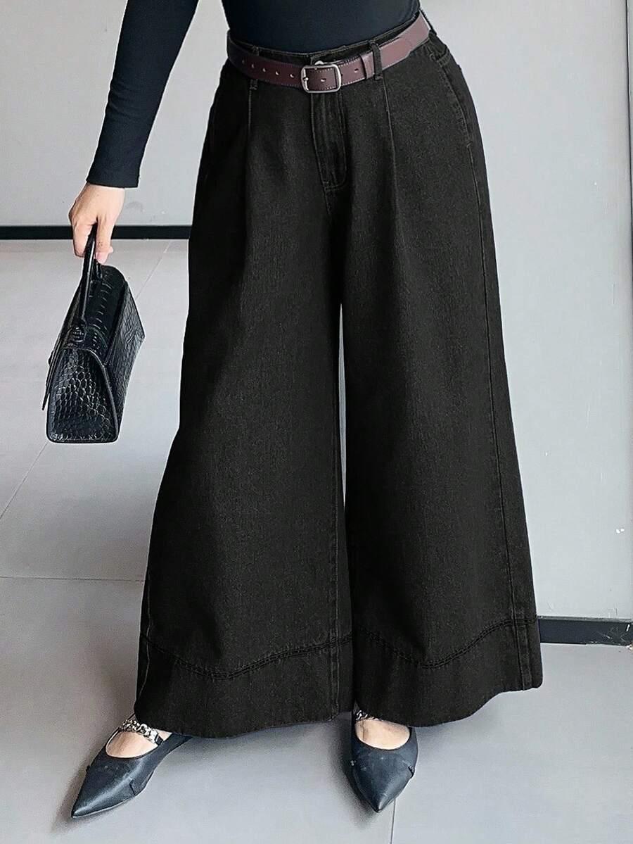 szare spodnie jeans 