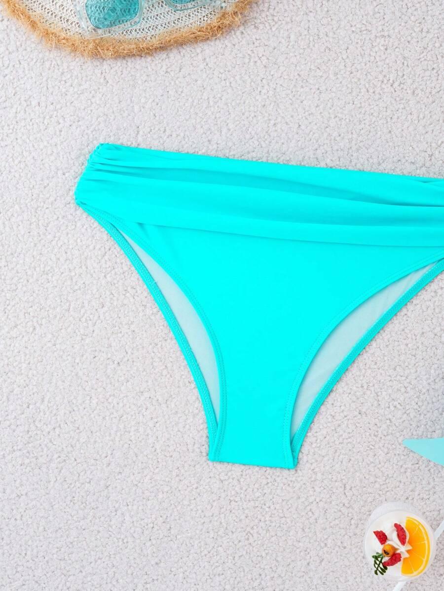 niebieski dół od bikini
