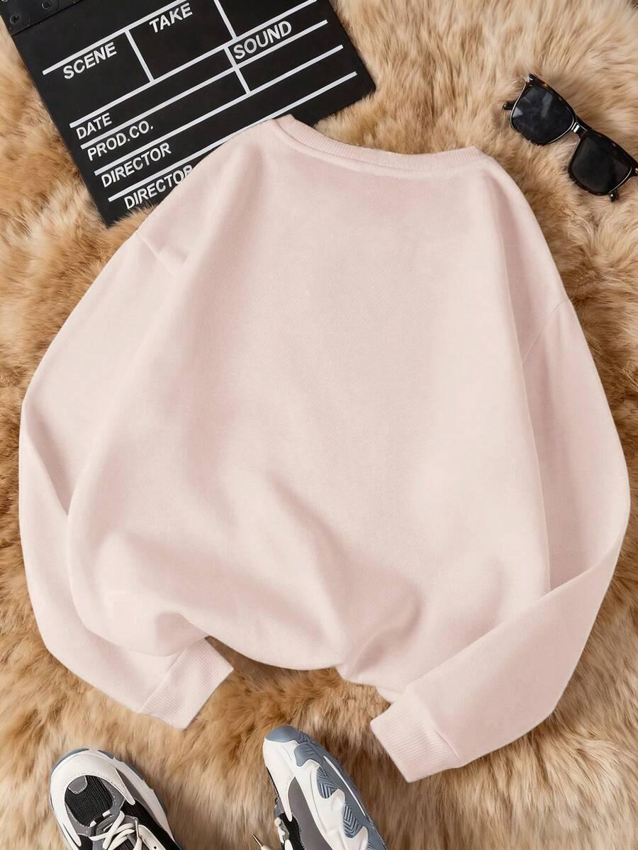 RÓŻOWA BLUZA DŁUGI RĘKAW