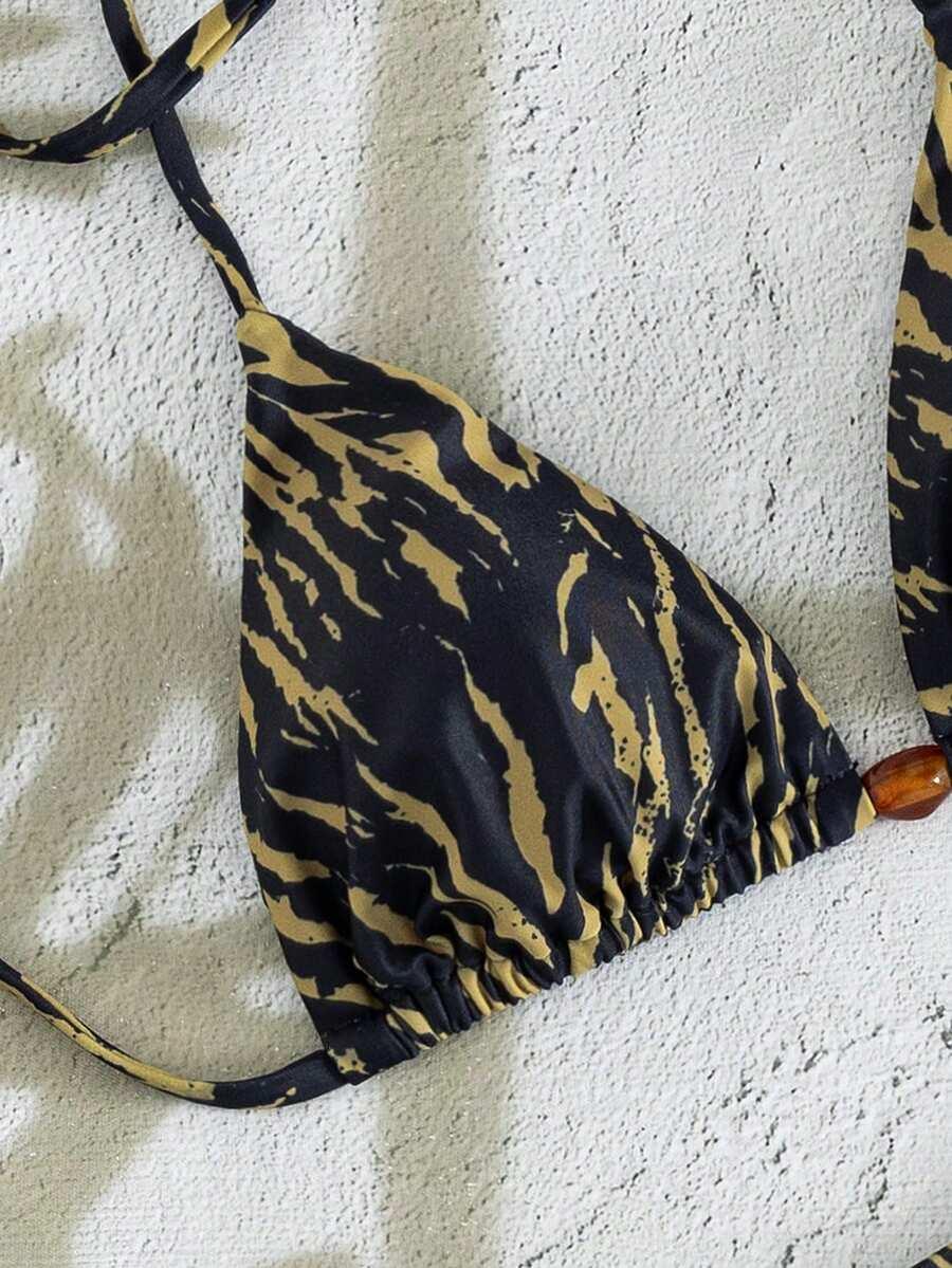 dwuczęściowy strój kąpielowy ANIMAL PRINT