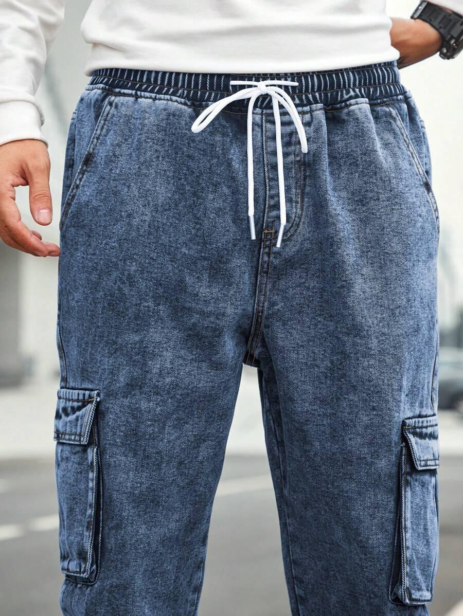 NIEBIESKIE SPODNIE JEANS