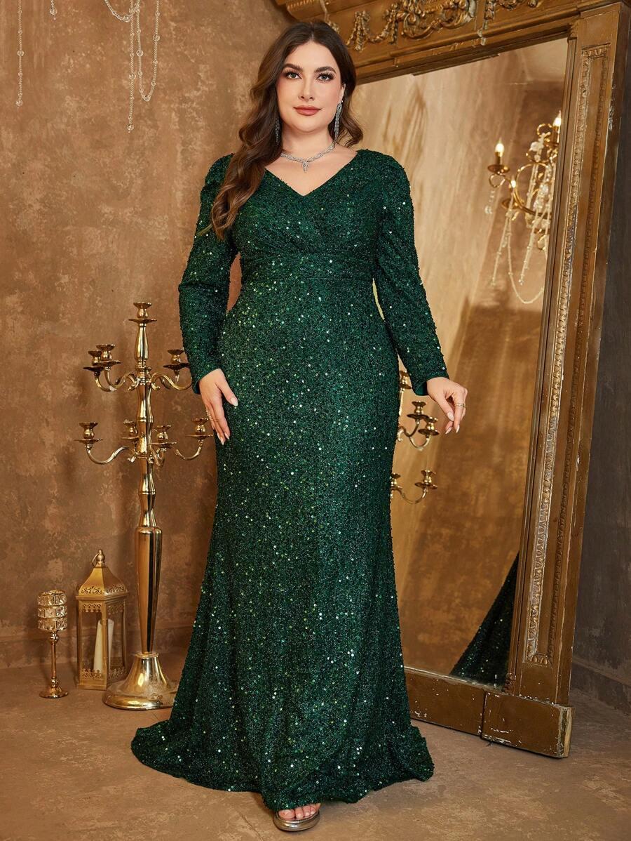 ZIELONA MAXI SUKIENKA