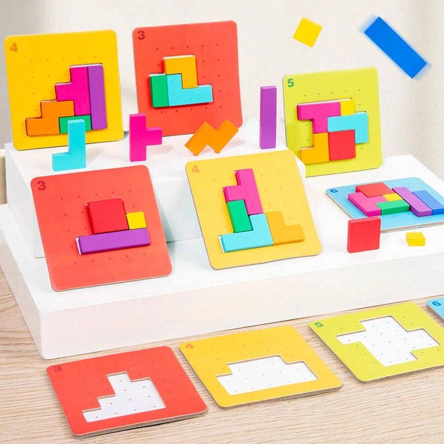 Drewniane puzzle gra