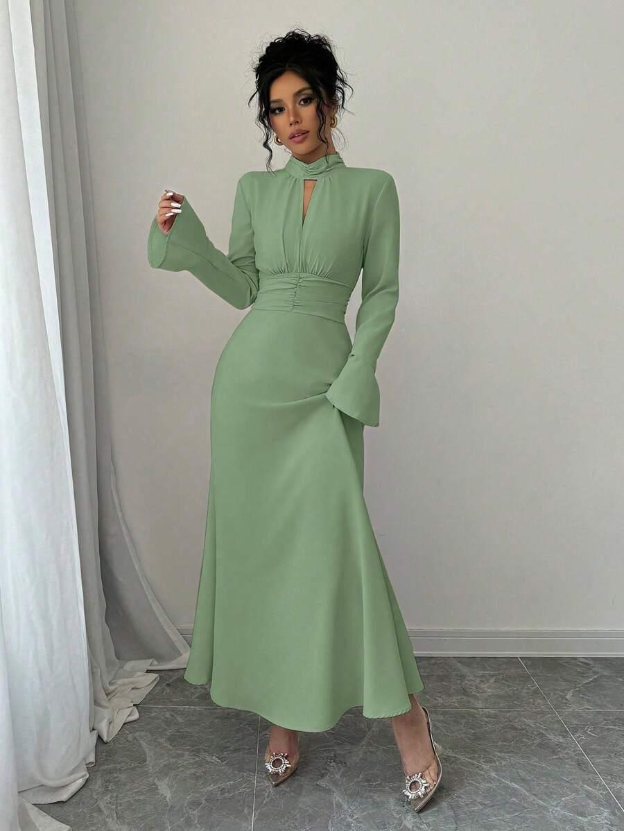 ELEGANCKA SUKIENKA WIECZOROWA MAXI 