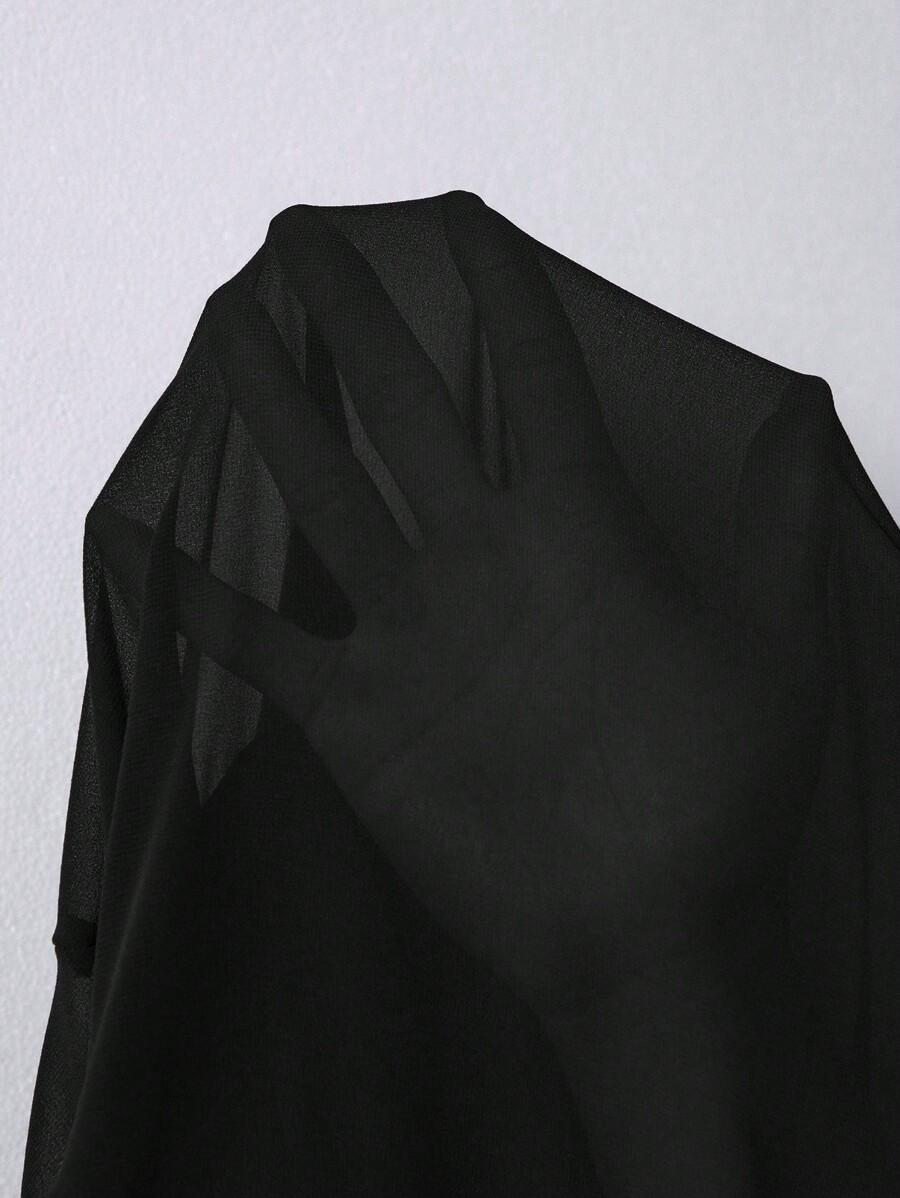 MAXI SUKIENKA KORONKA V-NECK