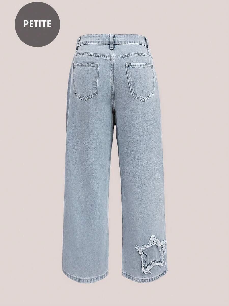 NIEBIESKIE SPODNIE JEANS 