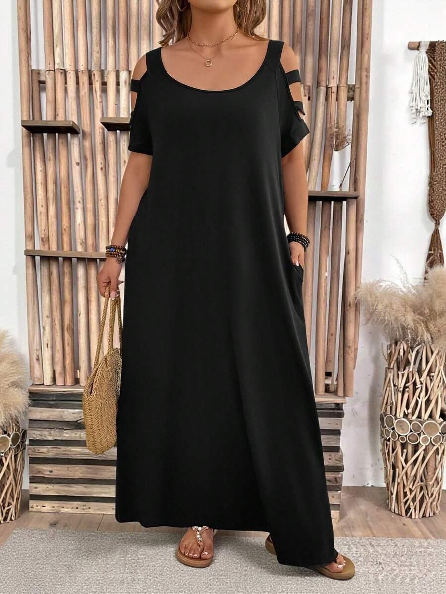 SUKIENKA MAXI OVERSIZE