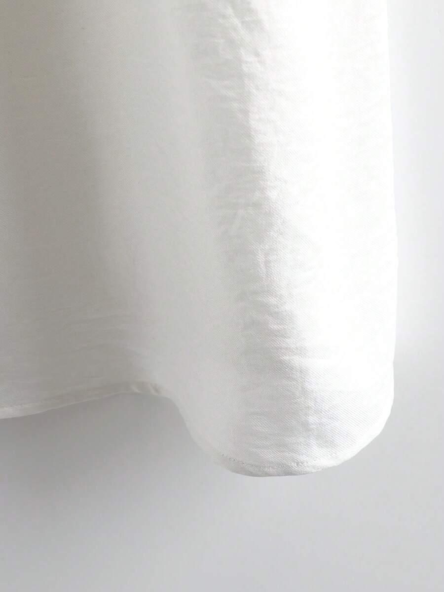 biała bluzka v-neck